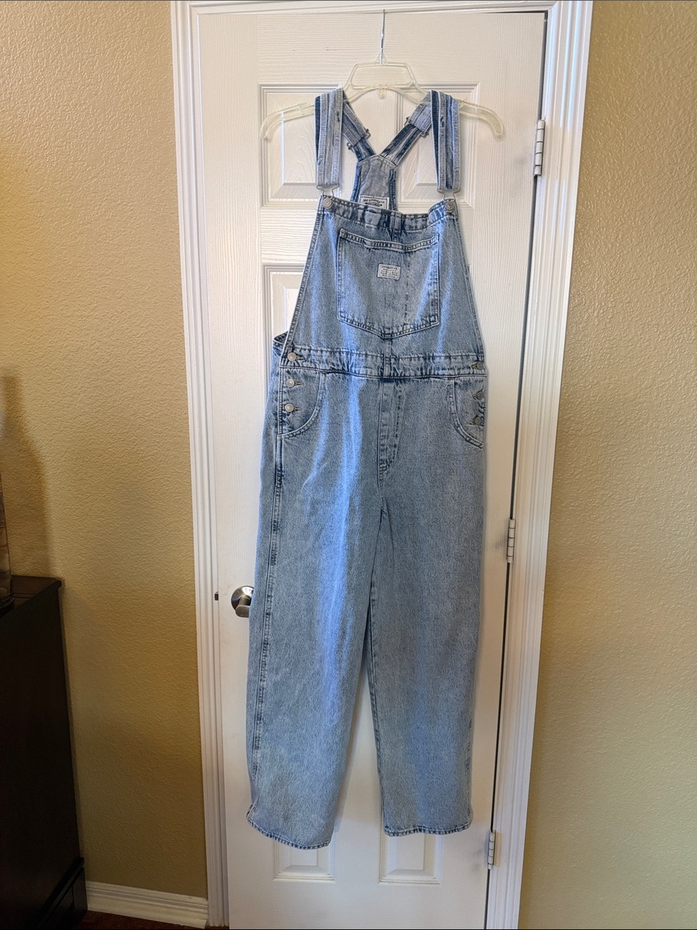 Levi's Light Blue Denim Overalls Jumpsuit